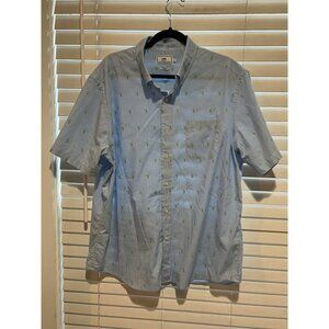Southern Tide Palm Tree Short Sleeve Button Up Shirt‎ - Size XL